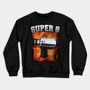 Super 8 Camera Design Crewneck Sweatshirt